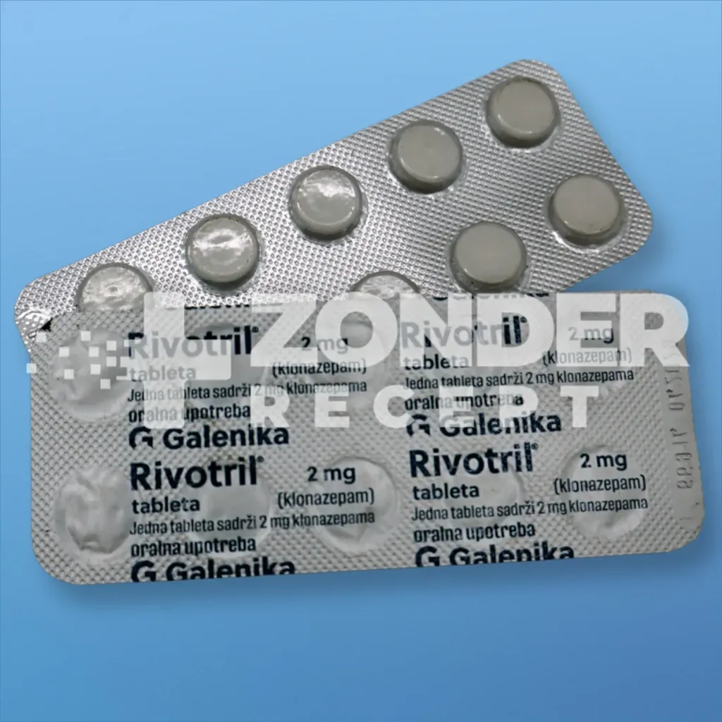 Clonazepam (Rivotril) 2mg – 10 tabletten