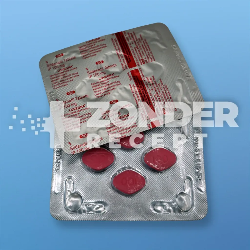 Lovegra 100mg - 4 Tabletten